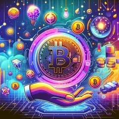 Wizualizacja bitcoina i innych kryptowalut. Zastanawiasz się, kryptowaluty ile na start? Obrazek pokazuje potencjał i złożoność cyfrowych aktywów.