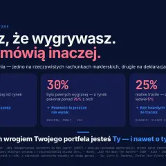 75% inwestorów wypada gorzej niż rynek. Kiedy sprzedawać akcje? Badania pokazują, że często nie widzimy strat, dopóki nie jest za późno.