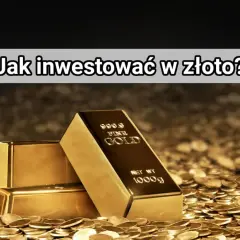 Sztabki złota i monety. Analiza inwestycji w złoto.
