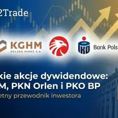 KGHM analiza polskich akcji dywidendowych: KGHM, PKN Orlen i PKO BP. Kompletny przewodnik inwestora.