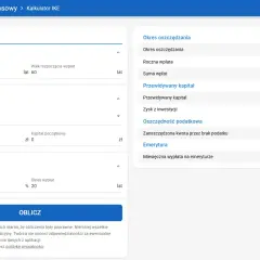 Kalkulator IKE pokazuje, że przy wpłacie 500 zł miesięcznie i stopie zwrotu 5%, emerytura wyniesie 1660,97 zł. Limit ike 2026.