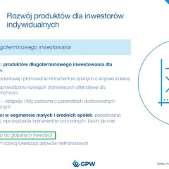 GlobalConnect: dostęp do globalnych inwestycji, rozwój produktów dla inwestorów indywidualnych na GPW.