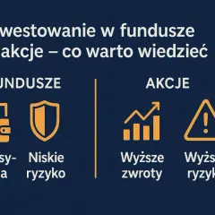 Fundusze: dywersyfikacja, niskie ryzyko. Akcje: wyższe zwroty, wyższe ryzyko. Czy warto inwestować w fundusze inwestycyjne?