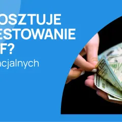 Ile kosztuje inwestowanie w ETF? Dwie dłonie trzymają banknoty dolarowe, symbolizujące koszty i opłaty związane z inwestycjami.