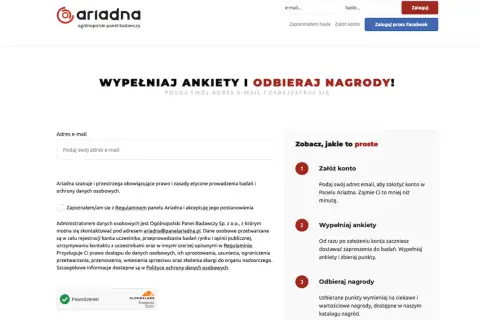 Jak zarobić pieniądze? Wypełniaj ankiety w Panelu Ariadna, zbieraj punkty i odbieraj nagrody. Proste!